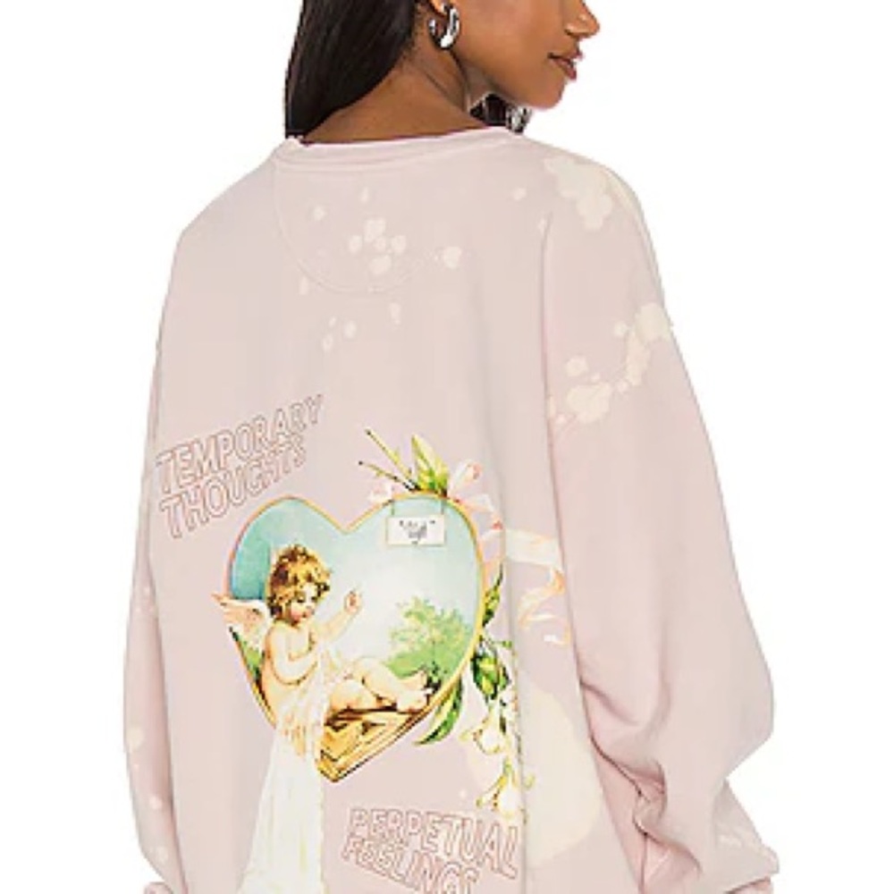 Women's Pink Graphic Sweatshirt